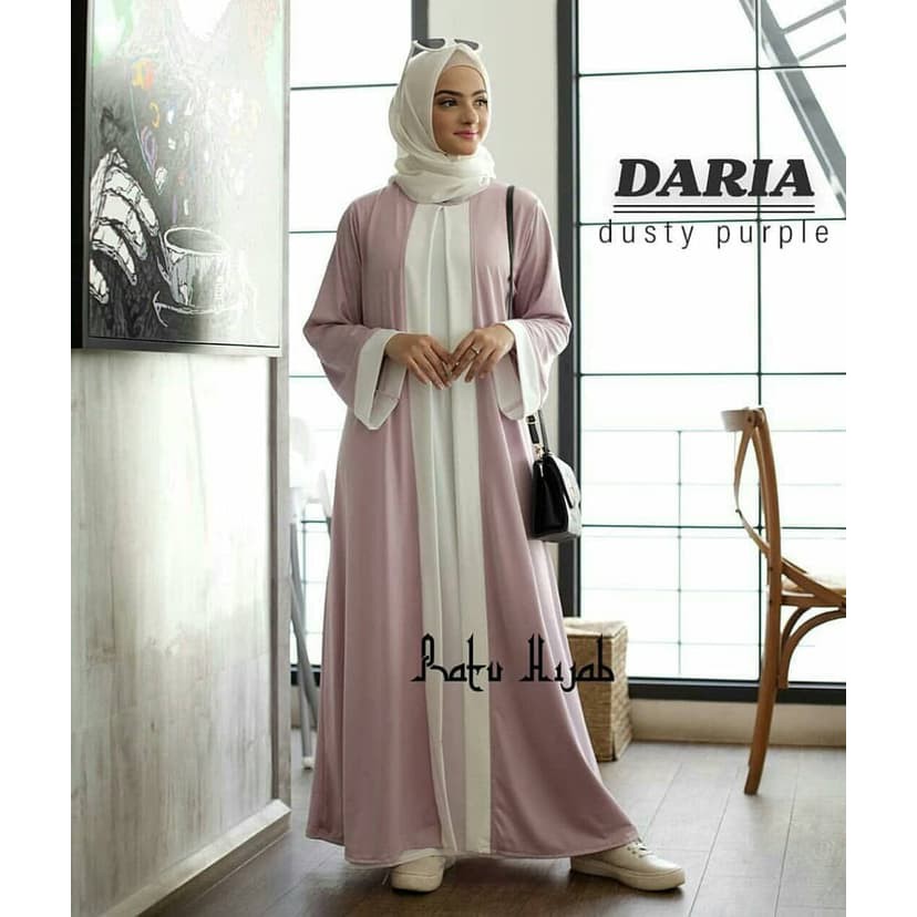 GAMIS SYARI ANNAJAH CAPUCCINO 900GR 110 140 ALLSIZE GAMIS SYARI BUSUI CADAR CREPE HQ POLOS MURAH I.