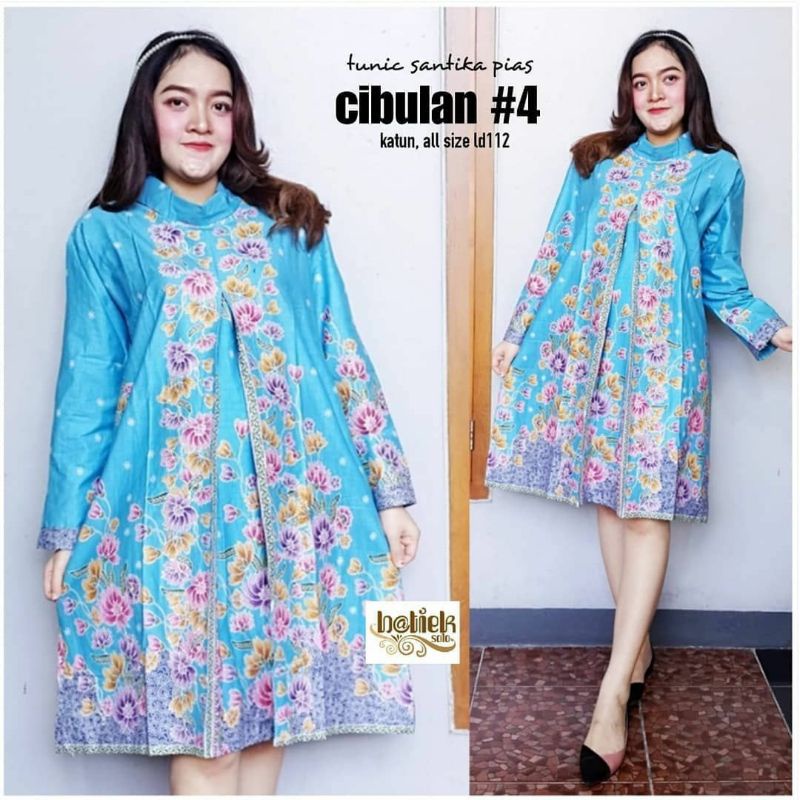 DRESS BATIK // TUNIK BATIK JUMBO // ATASAN BATIK WANITA