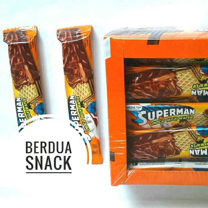 

DISKON Wafer Superman Coklat 10gram / cemilan makanan jadul jadoel / original