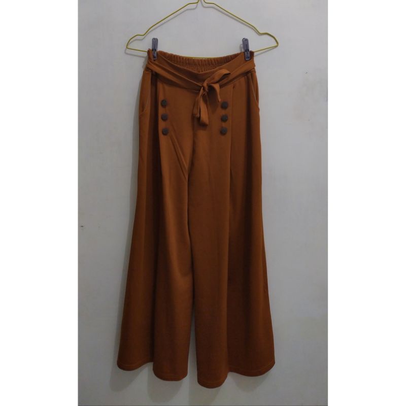 Preloved Kulot Pinggang Karet free gift ikat rambut