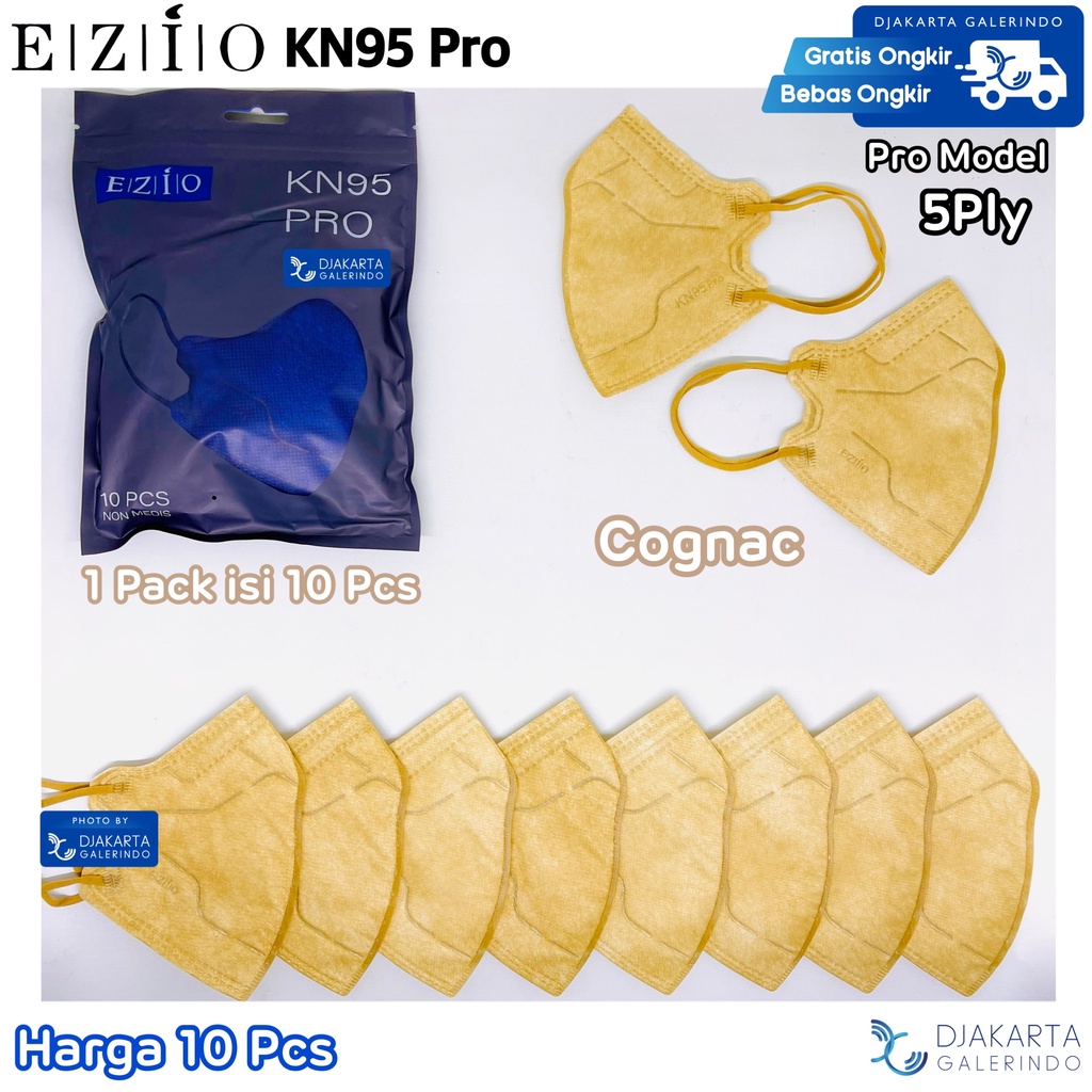 Masker KN95 PRO Ezio 5Ply isi 10Pcs