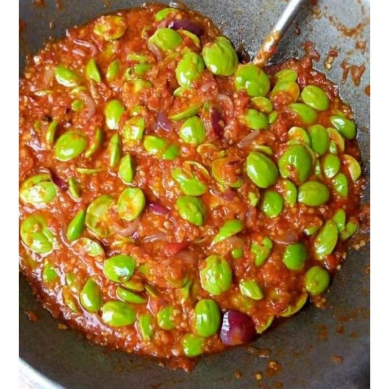 

sambel pete khas cirebon extra pedas masak dadakan