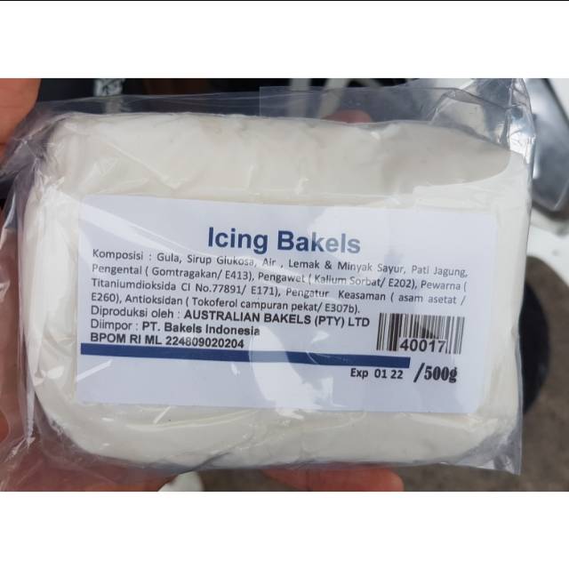 

BAKELS FONDANT ICING SUGAR (Gula Bubuk/Tepung Gula) 500 GR