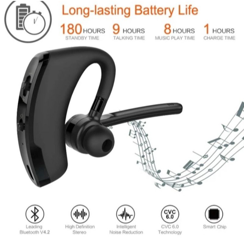 Headset Bluetooth Voyager Legend V8 Stereo Wireless