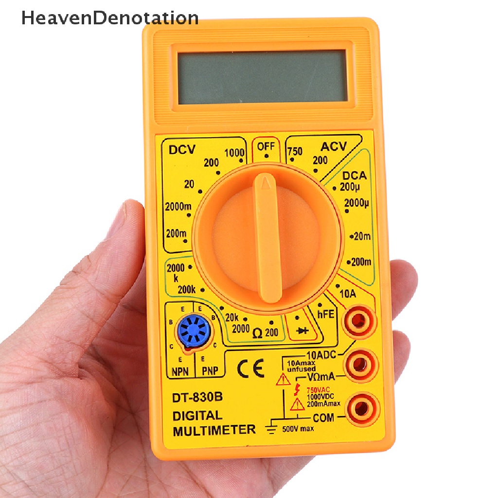 [HeavenDenotation] DT-830B LCD display digital multimeter ac/dc 750/1000v amp volt ohm tester