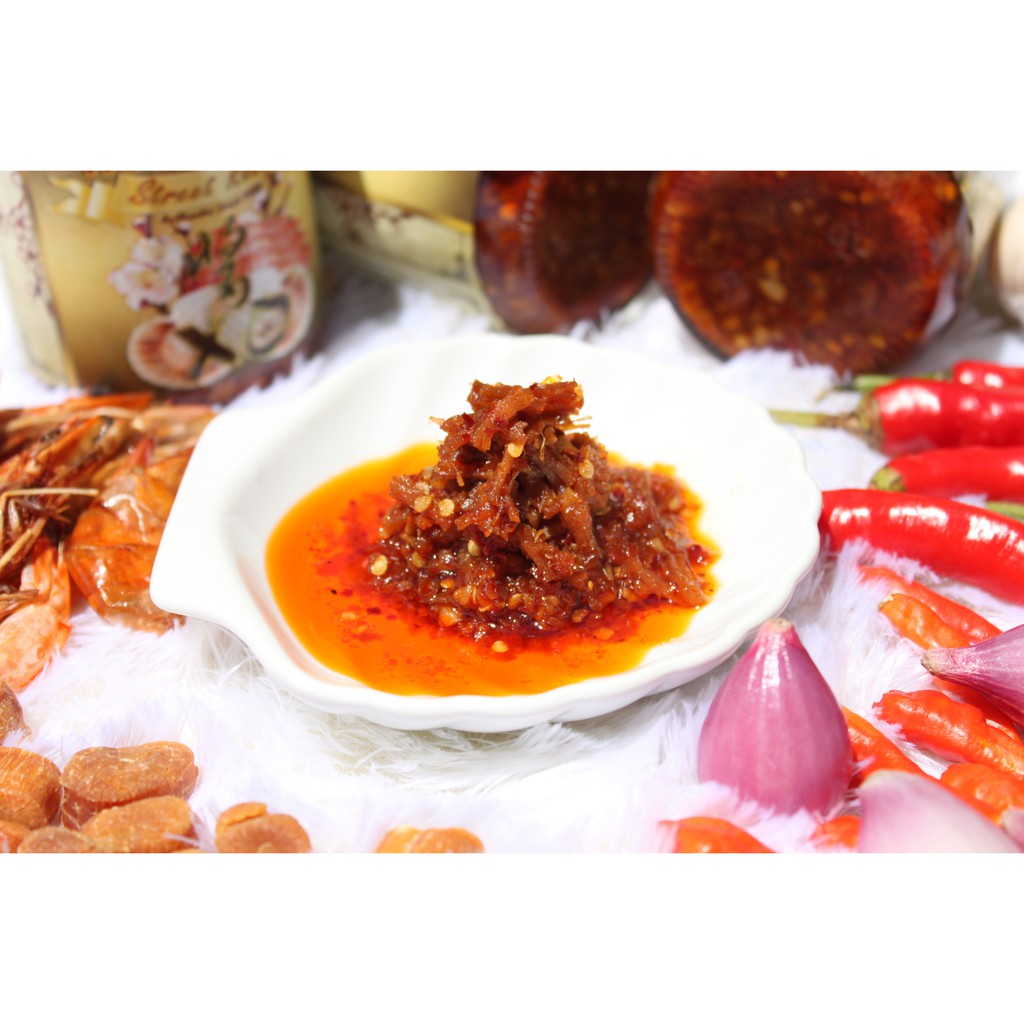 

01 XO seafood sauce sambal saos XO saus pedas dimsum chili oil ebi scallop bumbu dapur bumbu instan