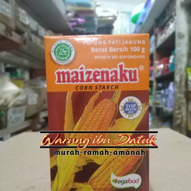 

Tepung jagung | maezena | maizena | corn starch merk MAIZENAKU 100gr