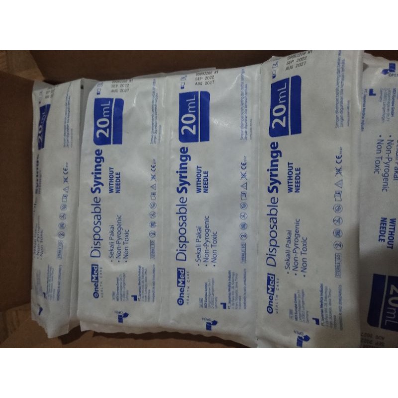 spuit 20cc syringe 20cc lubang pinggir tanpa jarum