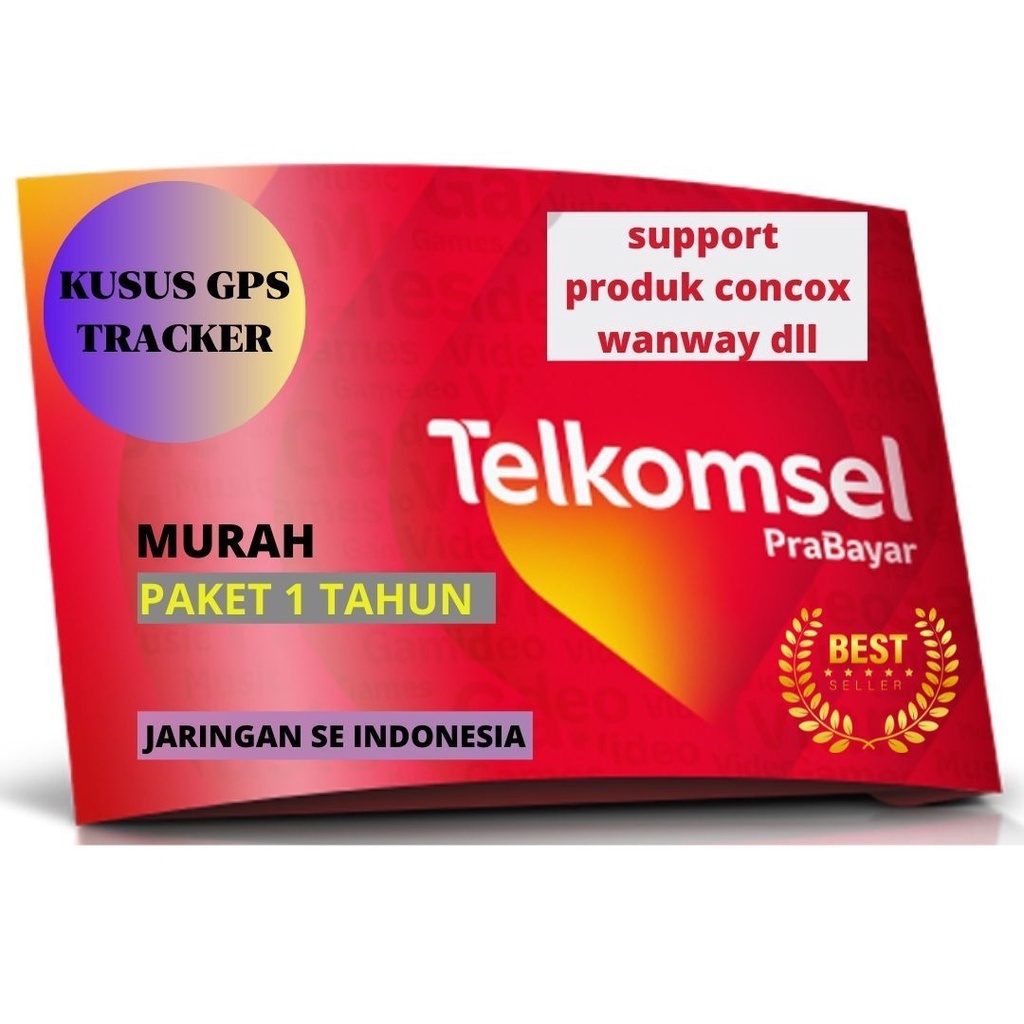 kartu gps tracker dari telkomsel paket 1 tahun paling murah