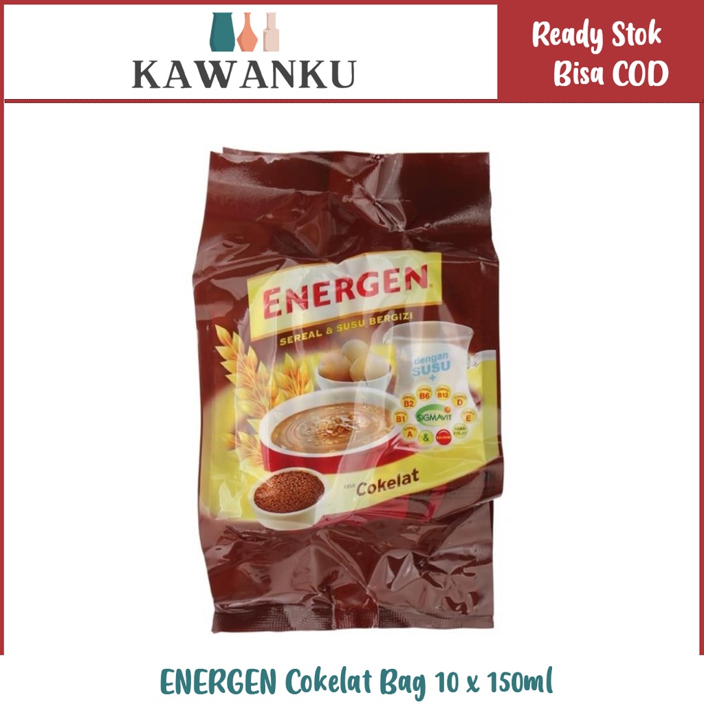 

ENERGEN Cokelat Bag 10 x 150ml