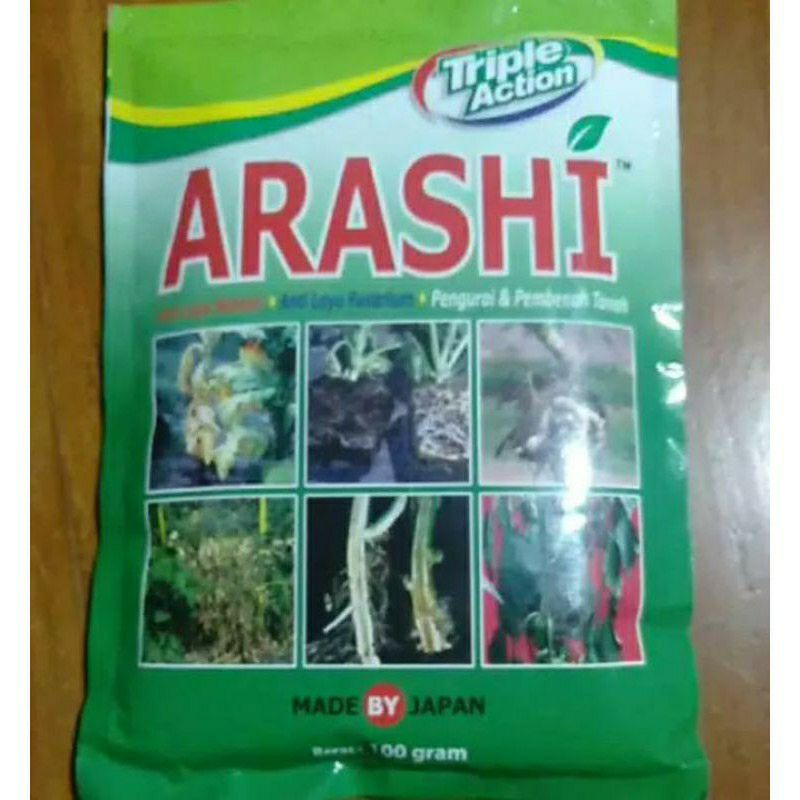 Arashi ,obat anti layu, obat layu bakteri (fungisida) 100 gram