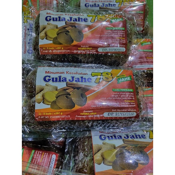 Gula Jahe 78, asli Purworejo