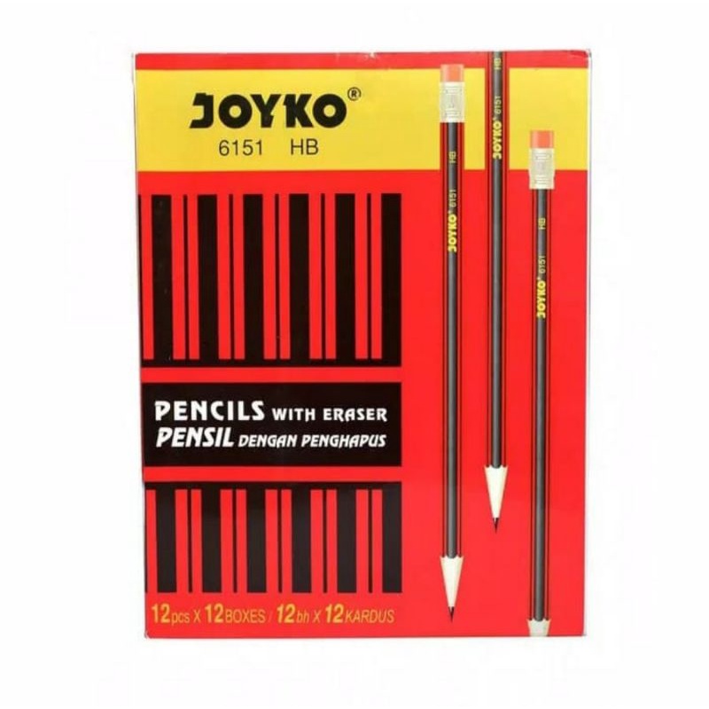 Joyko Pensil Wood 2B P-111 / HB 6151 Original