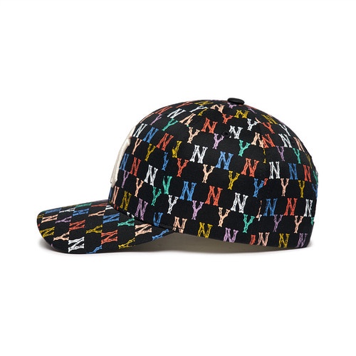 MLB NY Yankees Monogram Rainbow Ball Cap Black 100% Original