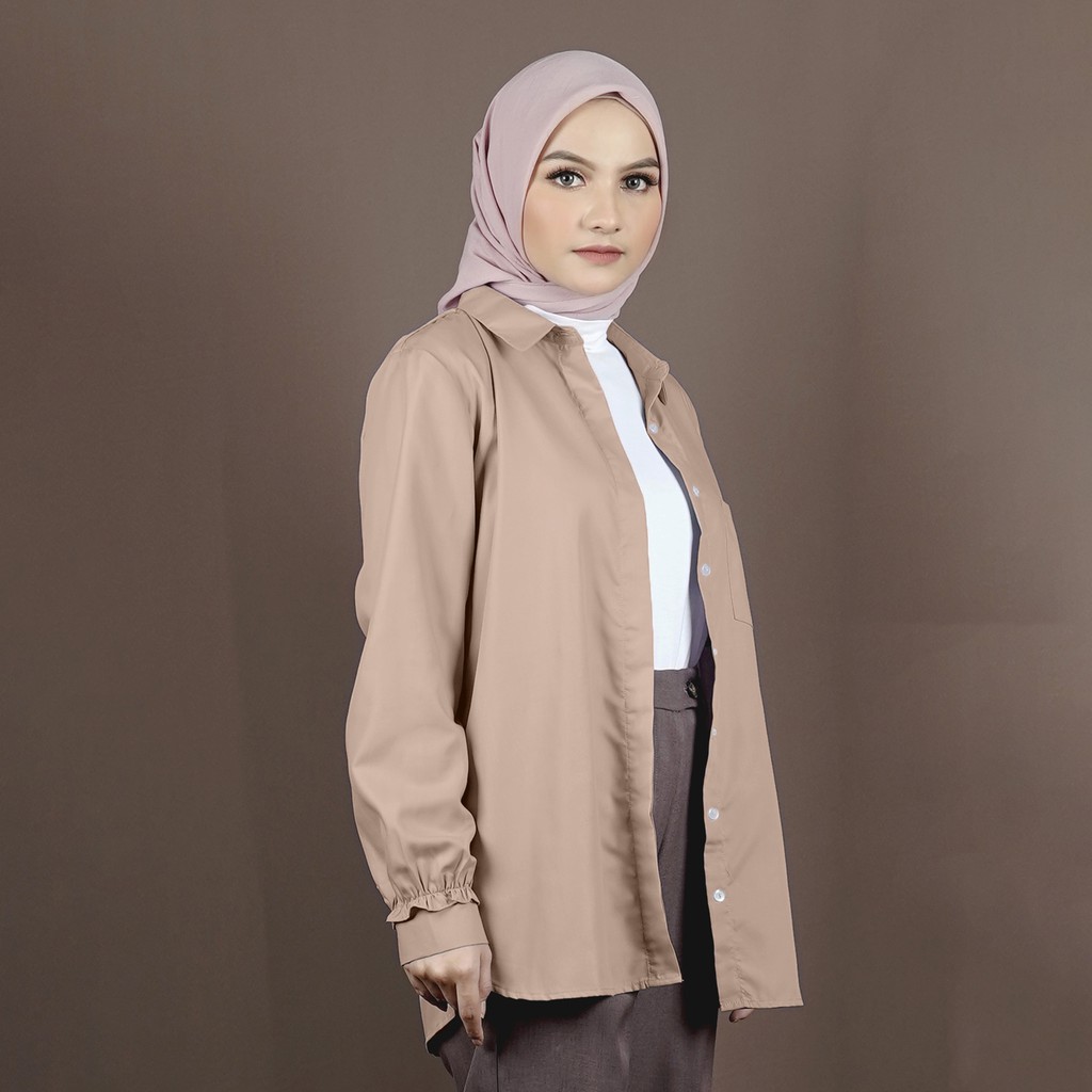 Nobby Seka Shirt Atasan Kemeja Wanita-2