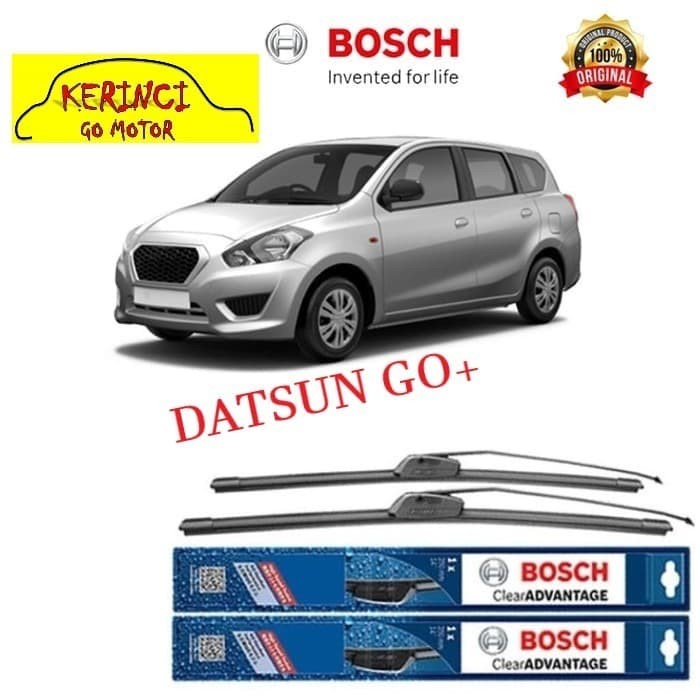 WIPER BOSCH CLEAR ADVANTAGE DATSUN GO+ 20&quot; &amp; 16&quot; SEPASANG WIPER BOSCH