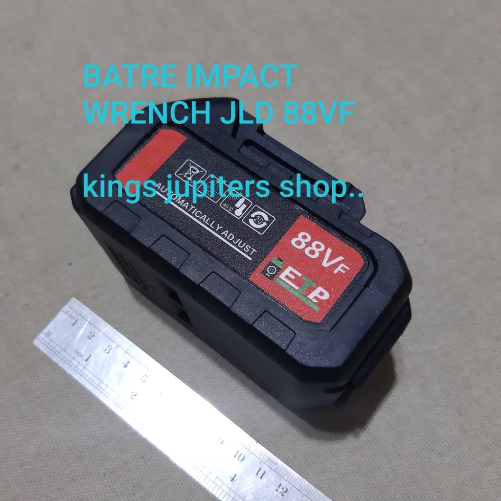 Ready  [COD] BATRE atau CAS AJA JLD IMPEK IMPACT WRENCH BLOWER BATERAI BATAI IMPECT WRENCH 550NM