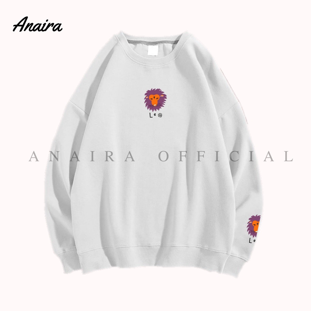 LEO SWEATER CREWNECK WANITA ANAIRAOFFICIAL