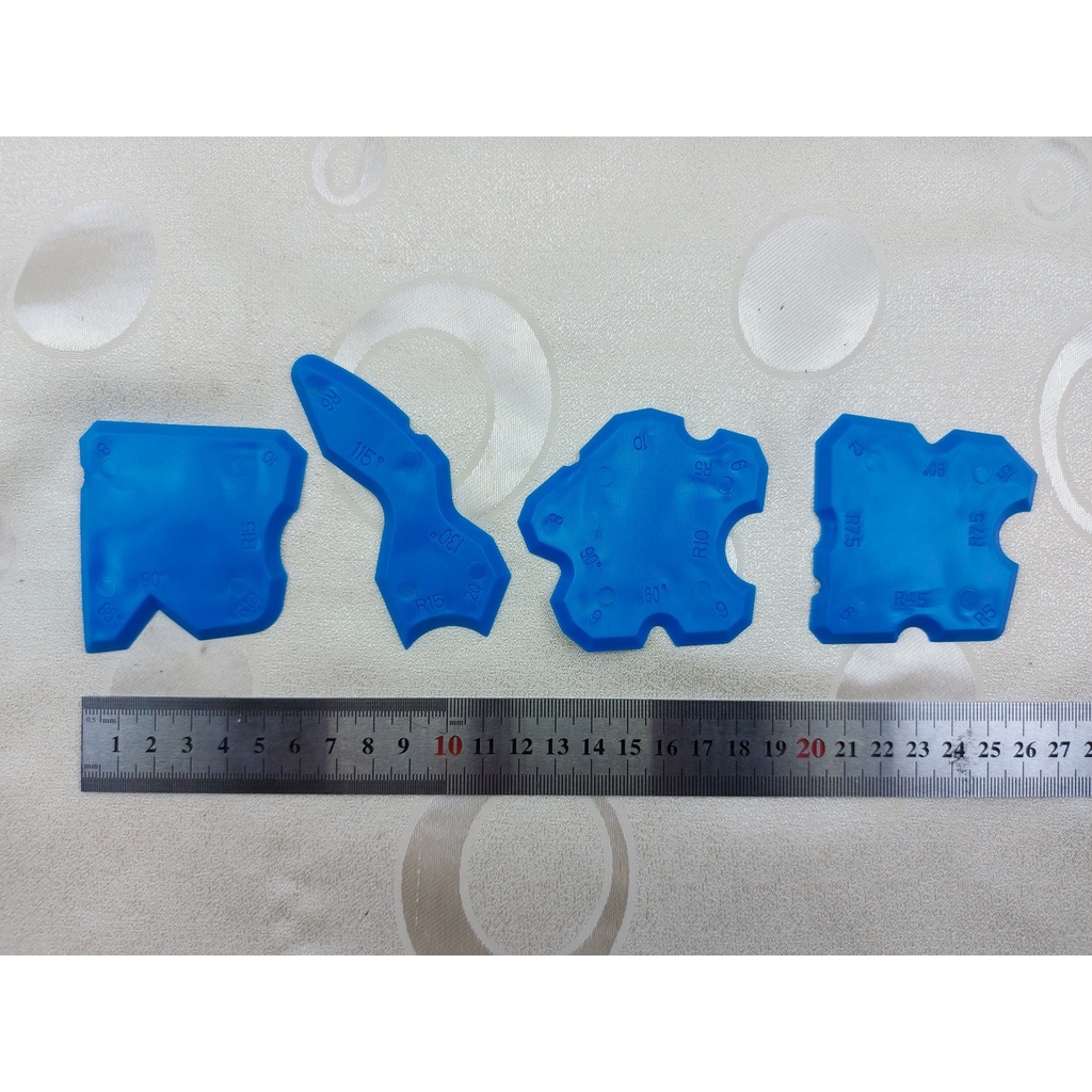 Alat Pembersih  Lem SCRAPER Silicon Sealent Pembersih Sealent Bahan Silikon TOOL SCRAPE BIRU DAN MERAH ISI 4