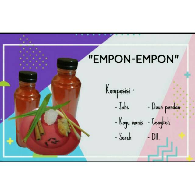 

Minuman herbal Empon Empon antioksidan