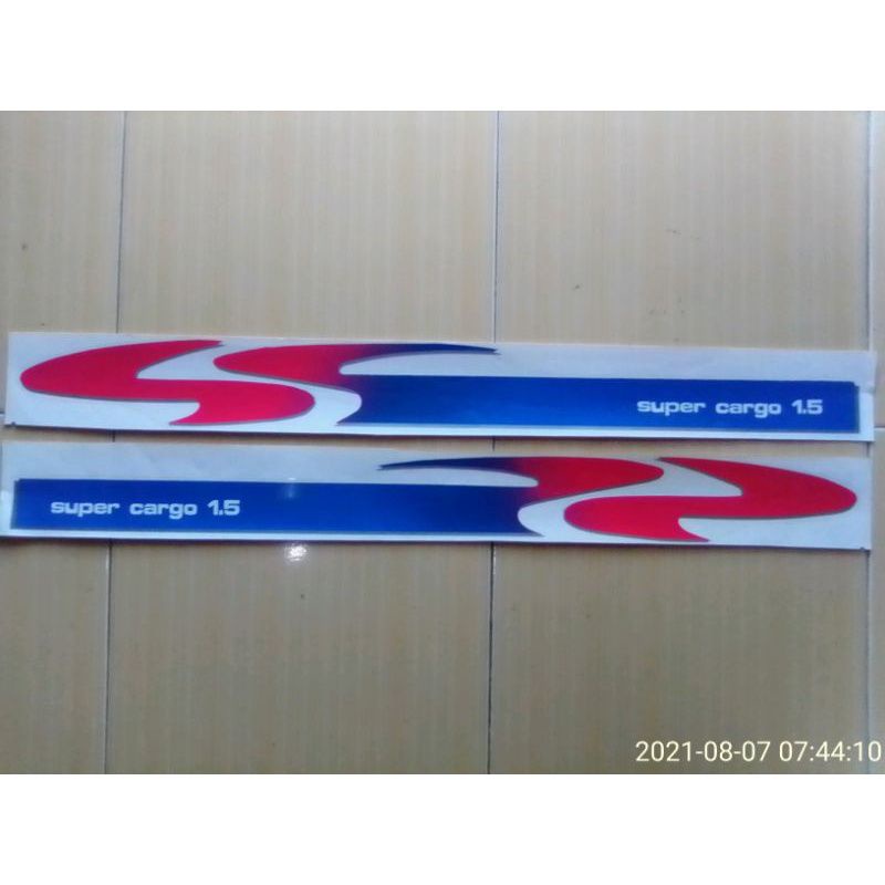 stiker orisinil pickup cary 1,5 los bak super cargo