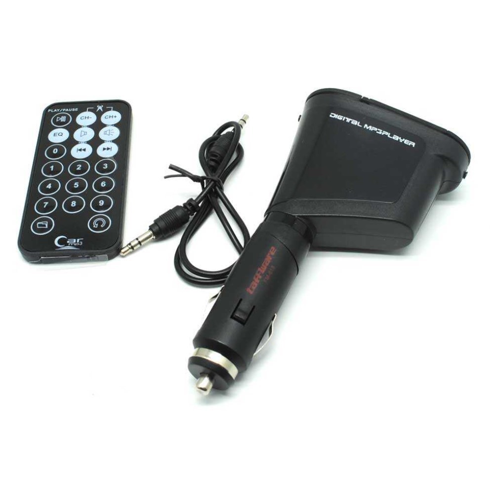 Car Kit MP3 Player FM Transmitter LED display + USB SD Card Slot - FM-618