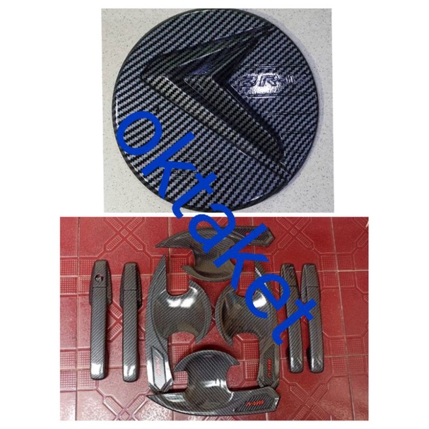 paket outer handle tank cover BRV full carbon