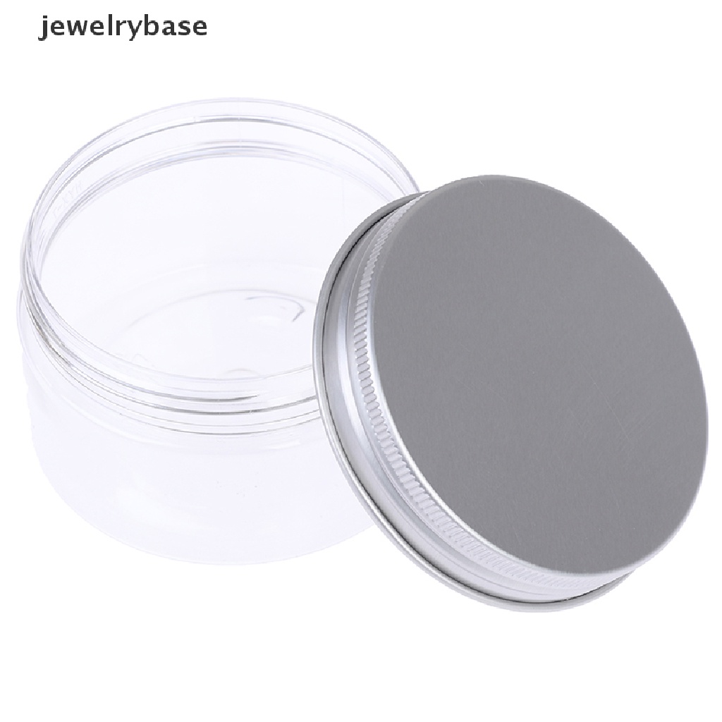 Botol Jar Wadah Kosong Transparan Ukuran 100ML Untuk Krim Makeup Perjalanan