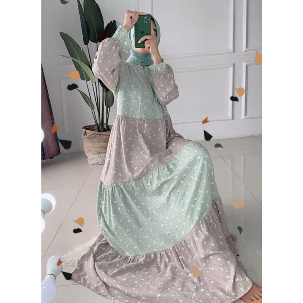 Jasmine Dress MAREMA by Zalifa - Baju Muslim Wanita - Gamis