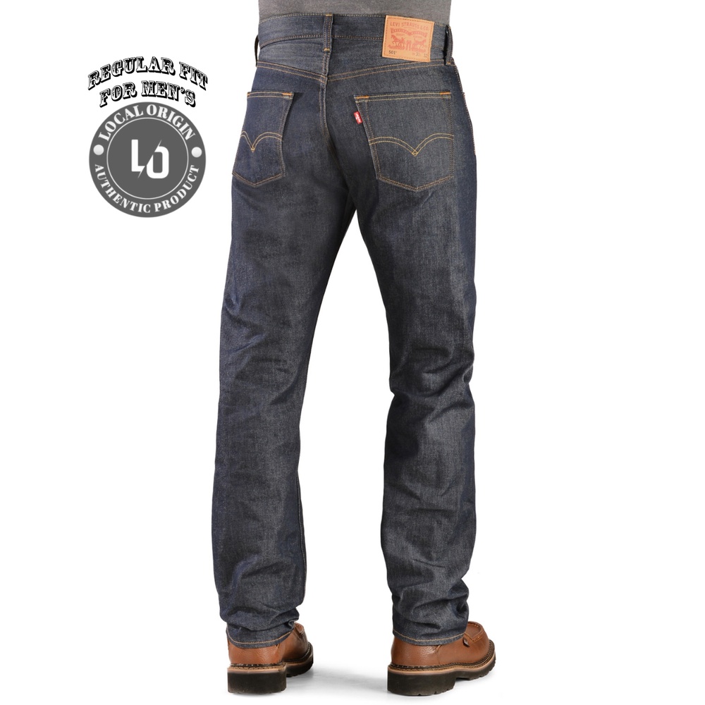 CELANA JEANS RAW DENIM PRIA REGULER / STANDART 15 OZ CELANA PANJANG PRIA KERJA SANTAI