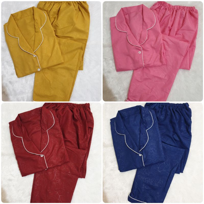 Baju Tidur Piyama Wanita / Cewek Dewasa Kekinian Pajamas Katun Motif Random CP/PP Kekinian-8