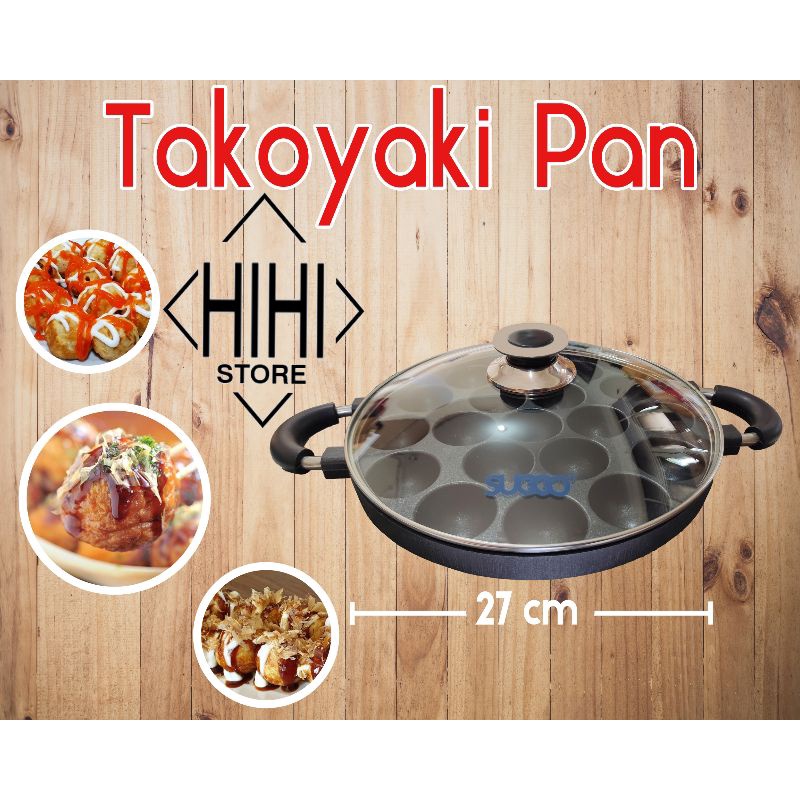 Cetakan Kue Takoyaki 19 Lubang Anti Lengket - Takoyaki 19 Lubang - Cetakan kue takoyaki - Cetakan 19 lubang suggo - cetakan takoyaki - cetakan 19 suggo