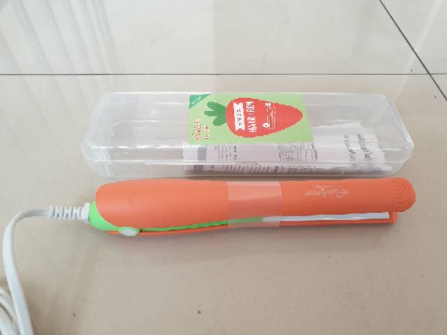 Alat Catok Rambut Mini Wartel Warna  Cocok Buat Traveling Murah Bagus TerLaris  2in1 Lurus.