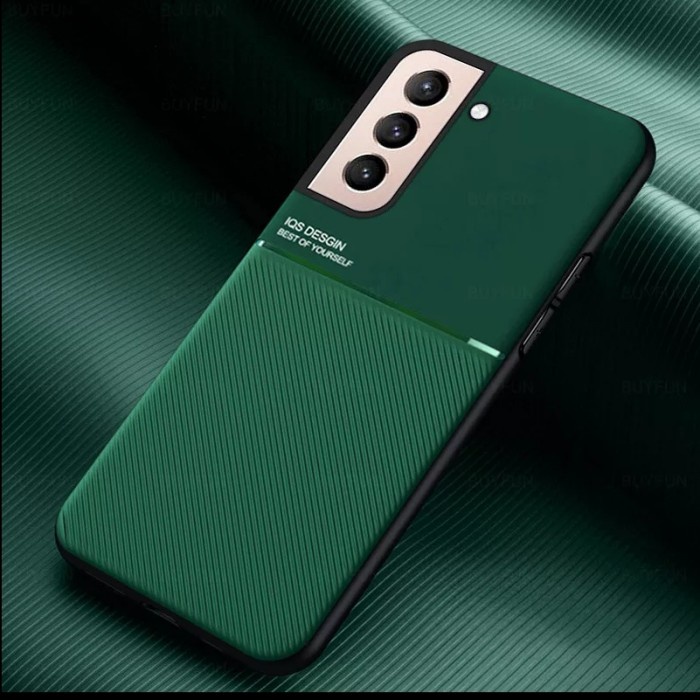 ((BISA COD)) Case SoftCase Samsung Galaxy S21 FE 5G Ori IQS DESIGN Casing s21 fe 5g - Hijau (TERLENG