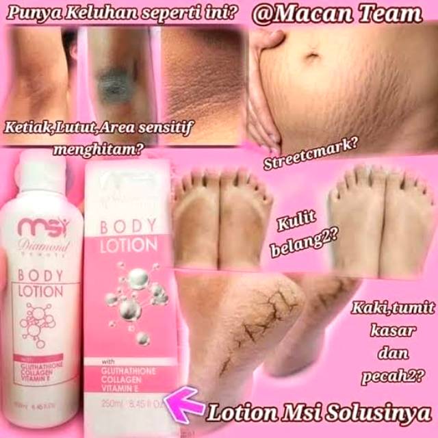 BODY LOTION MSI ORIGINAL 100%