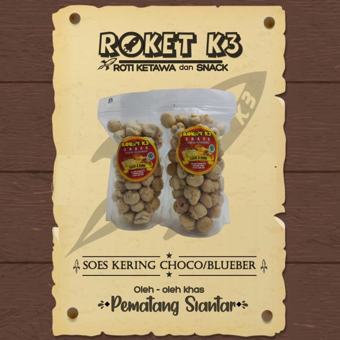

Soes Panggang Cemilan Makanan Ringan Enak Cokelat Bluebery Choco Snack - Choco