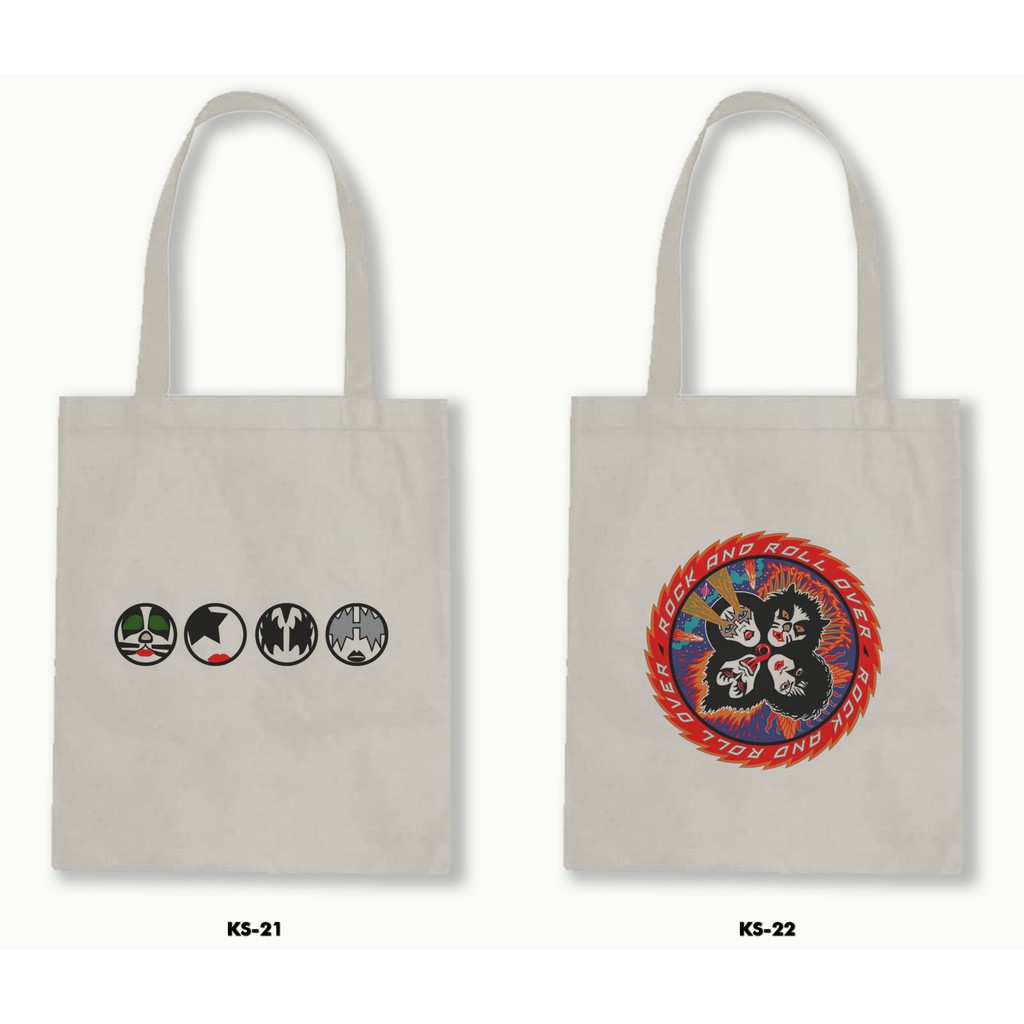 TOTE BAG BLACU - KISS .02