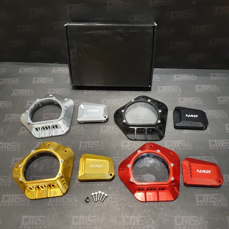 Cover Tutup Bak CVT Transparan Semspeed Yamaha Nmax Aerox New 2020 Full CNC