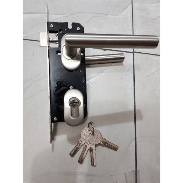 Kunci pintu roses stainless 304 anti karat