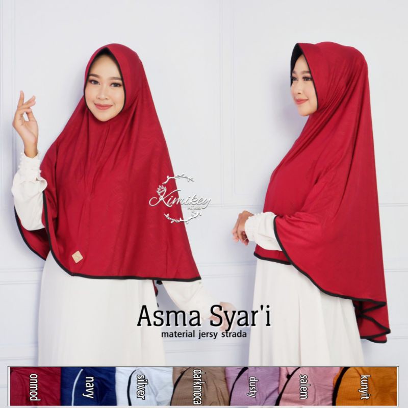 HIJAB INSTAN JUMBO SYAR'I ASMA BY KIMIKEY HIJAB