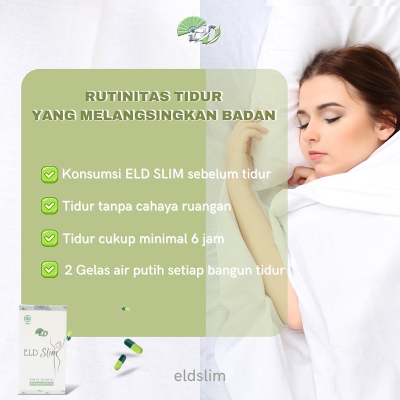 ELD SLIM Pelangsing Herbal Alami BPOM || Penghancur lemak || Melancarkan BAB