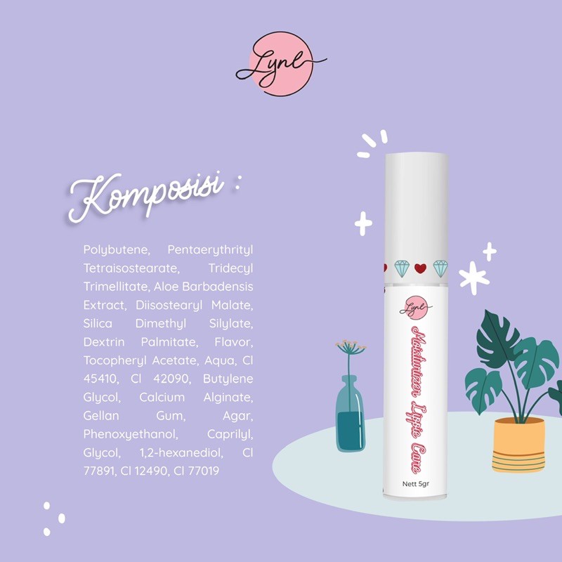 LYNL GLOWCOLOGY moisturizing lippie care &amp; lash and brow serum penumbuh bulu mata bibir hitam pink mencerahkan menghaluskan menutrisi vitamin murah bpom melebatkan bulu mata alis menebalkan panjang memanjangkan menghitamkan bibir pecah pecah