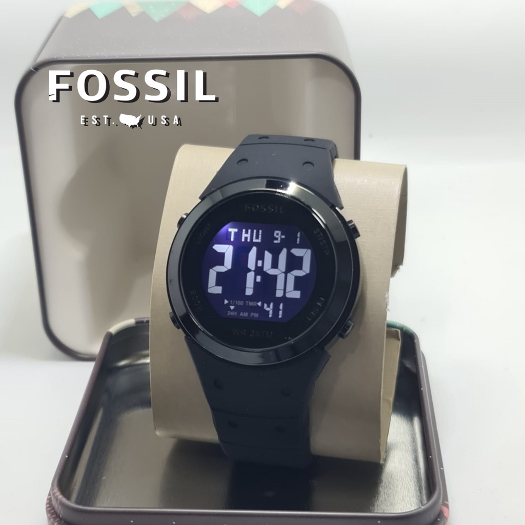 Jam Tangan Pria Wanita S31101V Digital Led Tali Rubber Tanggal Hari Aktif Free Box &amp; Baterai