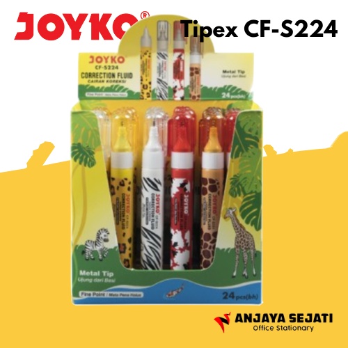 

Correction Fluid | Tipex Cair Joyko CF-224 ( per pak )