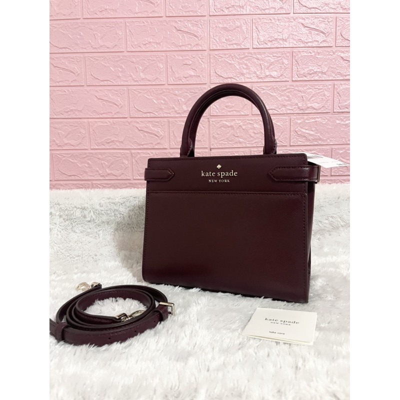 KATE SPADE Staci Satchel Cherrywood