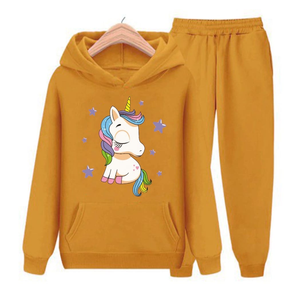 Setelan Anak Hoodie Sweater UNICORN DREAM / KUDA PONI 02/one set / Sweater + Celana