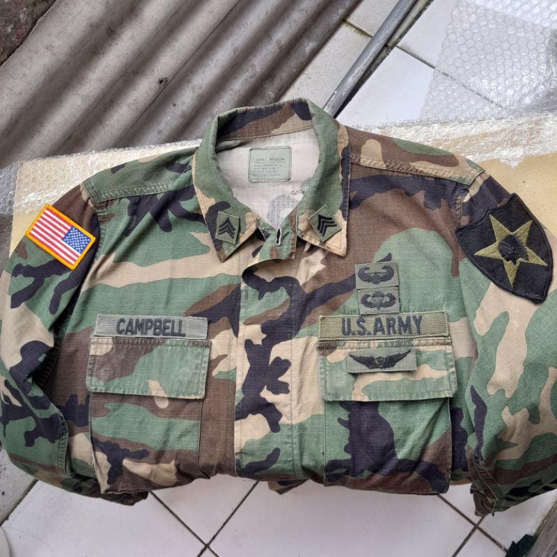 Patch Set Issue Us Army Subdued Original Second