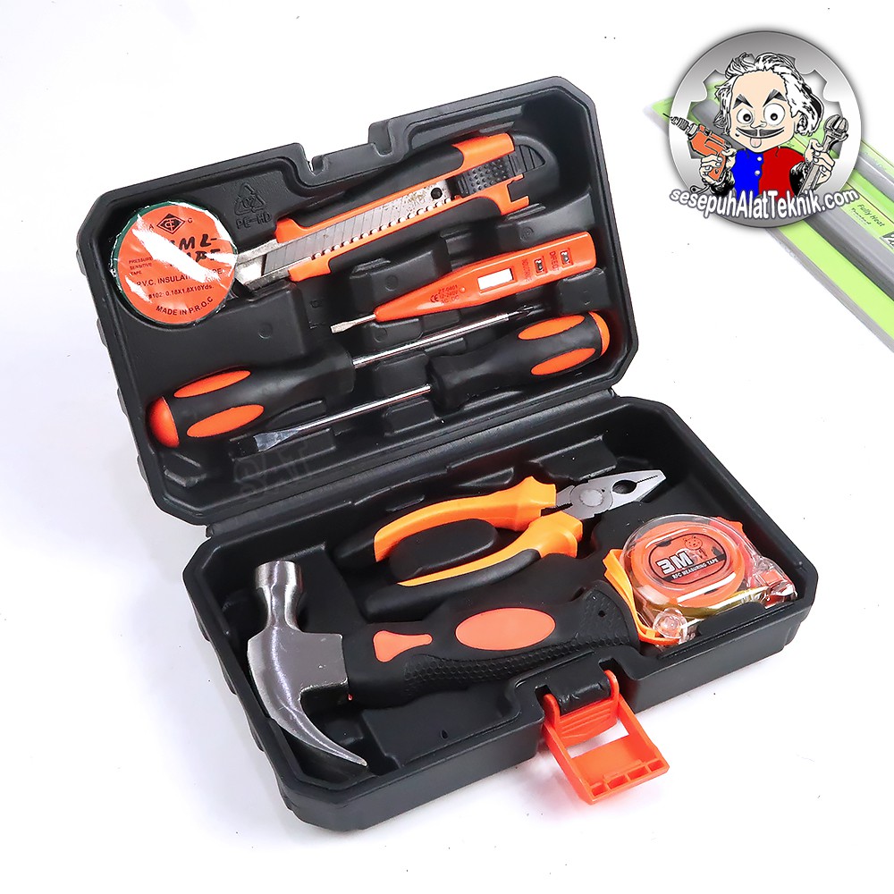 Toolkit 9pcs A-9 Toolset Toolbox JLD Tool Kit 9 pcs Tool kit JLD Tool Box