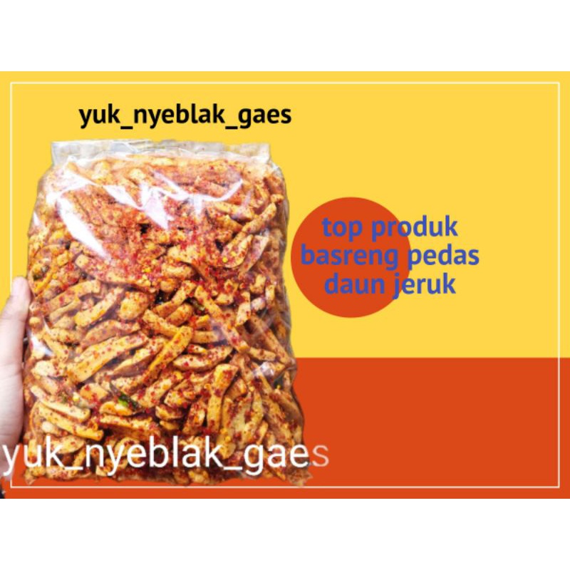 

BASRENG BAKSO GORENG PEDAS DAUN JERUK isi 250grm