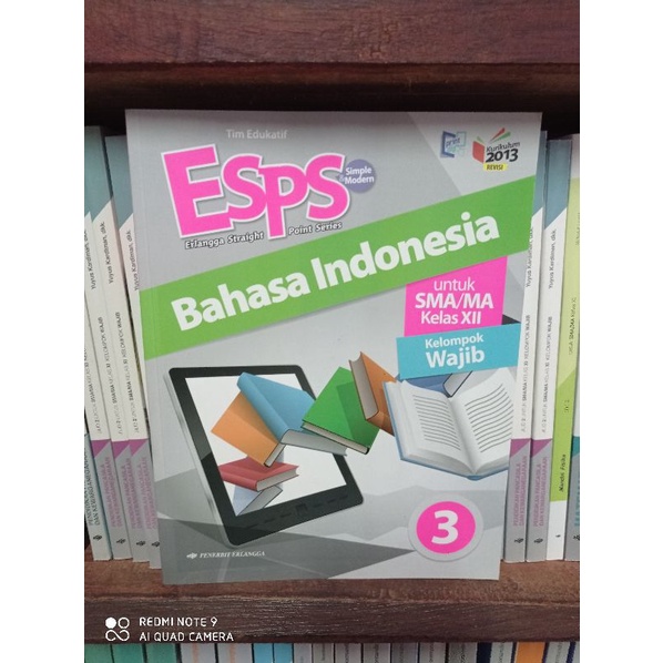 Jual NEW Buku ESPS Bahasa Indonesia Kelas XII Revisi Erlangga | Shopee ...